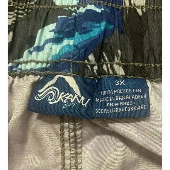 Kanu‎ Surf Misses Haley Board Shorts Size 3X Charcoal Blue NWT $38 - Picture 7 of 11